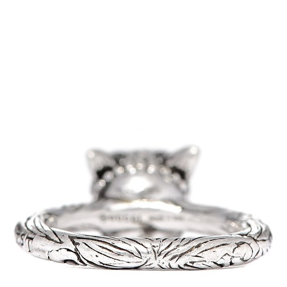 HOST PICK 😍Gucci Anger Forest Wolf Head Ring in Sterling Silver 925 NEW W BOX - Picture 4 of 11